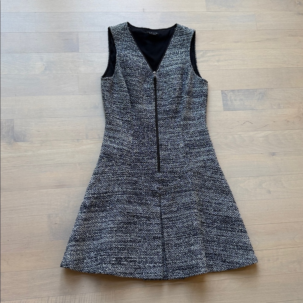 Theory Tweed Zip Up Sayidres Dress